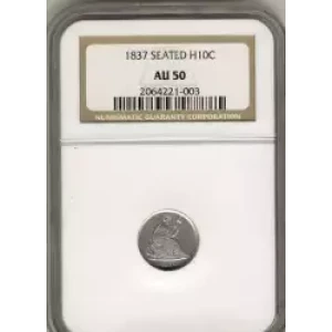 Half Dimes---Liberty Seated 1837-1873-Silver- 0.5 Dime (3)