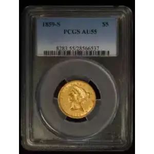 Half Eagles---Liberty Head 1839-1908 -Gold- 5 Dollar (3)