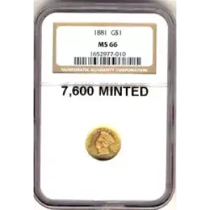 Gold Dollars---Indian Princess Head, Large Head 1856-1889 -Gold- 1 Dollar (3)