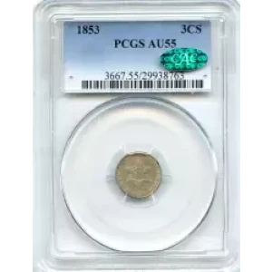 Silver Three Cent Pieces Trimes-1851-1873 (3)