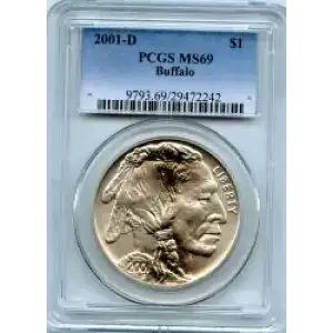 Modern Commemoratives --- American Buffalo Commemorative 2001-Silver- 1 Dollar (3)