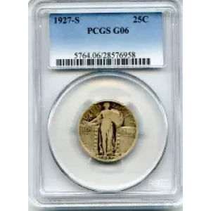 Quarter Dollars---Standing Liberty (3)