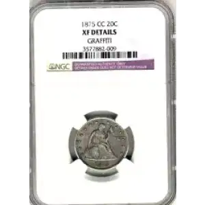 Twenty Cent Pieces-Liberty Seated 1875-1878 (3)