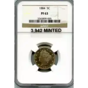 Nickel Five Cent Pieces-Liberty Head 1883-1913 (3)