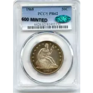 Half Dollars---Liberty Seated 1839-1891 -Silver- 0.5 Dollar (3)