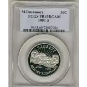 Modern Commemoratives --- Mount Rushmore Golden Anniversary 1991 -Silver- 1 Dollar (3)