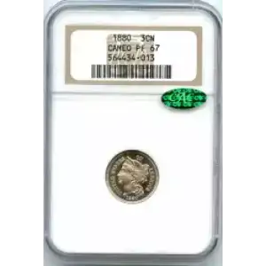 Nickel Three Cent Pieces 1865-1889 (3)