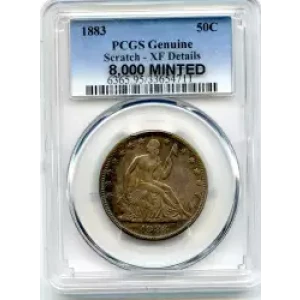 Half Dollars---Liberty Seated 1839-1891 -Silver- 0.5 Dollar (3)