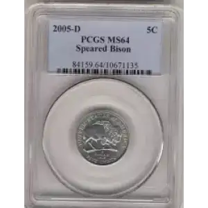 Nickel Five Cent Pieces-Jefferson (3)