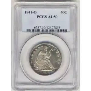 Half Dollars---Liberty Seated 1839-1891 -Silver- 0.5 Dollar (3)