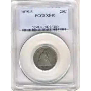 Twenty Cent Pieces-Liberty Seated 1875-1878 (3)