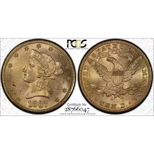 1887-S $10 Saddle Ridge Hoard (2)