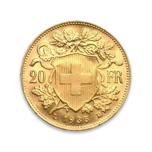 Any Year Gold Swiss 20 Franc (2)