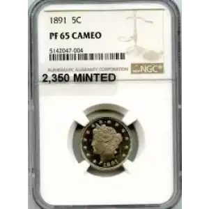 Nickel Five Cent Pieces-Liberty Head 1883-1913 (3)