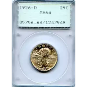 Quarter Dollars---Standing Liberty (3)