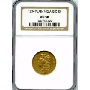 Half Eagles---Classic Head, 1834-1838 -Gold- 5 Dollar (3)