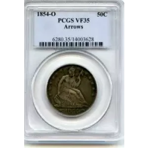 Half Dollars---Liberty Seated 1839-1891 -Silver- 0.5 Dollar (3)