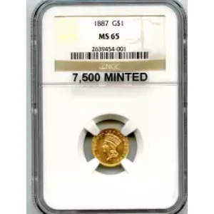 Gold Dollars---Indian Princess Head, Large Head 1856-1889 -Gold- 1 Dollar (3)