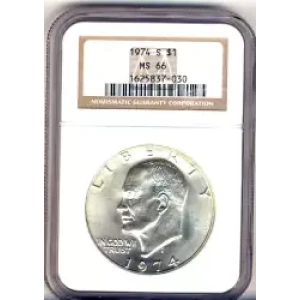 Dollars---Eisenhower 1971-1978 Copper-Nickel- 1 Dollar (3)