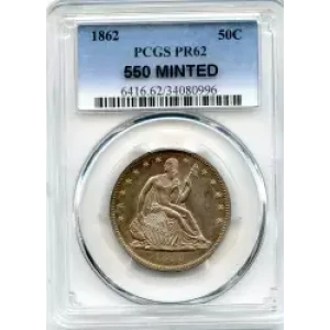 Half Dollars---Liberty Seated 1839-1891 -Silver- 0.5 Dollar (3)