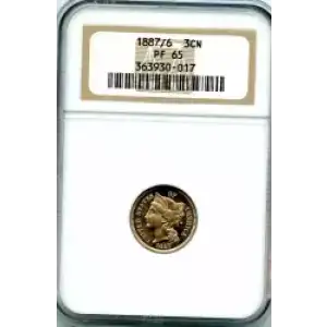 Nickel Three Cent Pieces 1865-1889 (3)