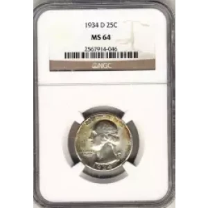 Quarter Dollars-Washington-Silver Coinage (3)