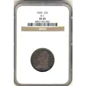 Quarter Dollars---Capped Bust (3)