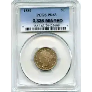 Nickel Five Cent Pieces-Liberty Head 1883-1913 (3)