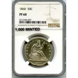 Half Dollars---Liberty Seated 1839-1891 -Silver- 0.5 Dollar (3)