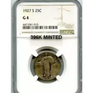 Quarter Dollars---Standing Liberty (3)