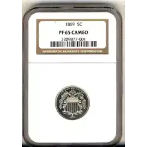 Nickel Five Cent Pieces-Shield 1866-1883 (3)