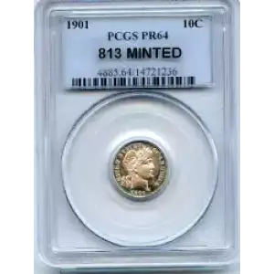 Dimes---Barber or Liberty Head 1892-1916 -Silver- 1 Dime (3)