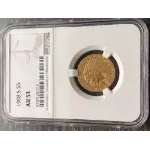 Half Eagles---Indian Head 1908-1929 -Gold- 5 Dollar (3)