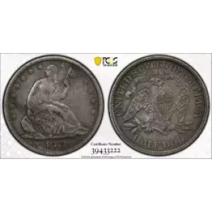 Half Dollars---Liberty Seated 1839-1891 -Silver- 0.5 Dollar (3)