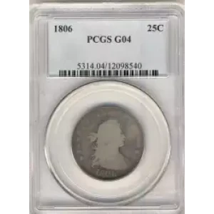 Quarter Dollars---Draped Bust (3)