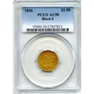 Quarter Eagles---Classic Head, 1834-1839 -Gold- 2.5 Dollar (3)