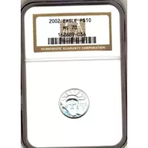 Platinum Bullion-Platinum Eagles--$10 Platinum Eagle 1/10 oz -Platinum- 10 Dollar (3)