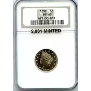 Nickel Five Cent Pieces-Liberty Head 1883-1913 (3)