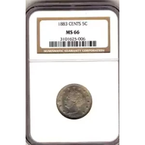 Nickel Five Cent Pieces-Liberty Head 1883-1913 (3)