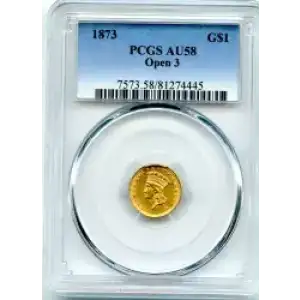 Gold Dollars---Indian Princess Head, Large Head 1856-1889 -Gold- 1 Dollar (3)