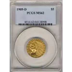 Half Eagles---Indian Head 1908-1929 -Gold- 5 Dollar (3)