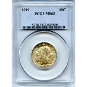 Quarter Dollars---Standing Liberty (3)