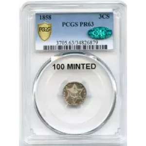 Silver Three Cent Pieces Trimes-1851-1873 (3)