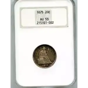 Twenty Cent Pieces-Liberty Seated 1875-1878 (3)