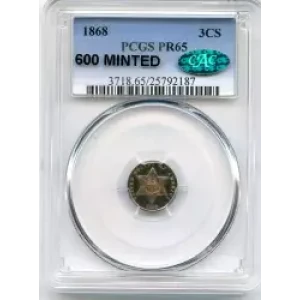 Silver Three Cent Pieces Trimes-1851-1873 (3)