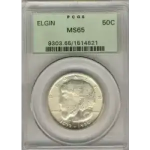 Classic Commemorative Silver--- Elgin, Illinois, Centennial 1936 -Silver- 0.5 Dollar (3)