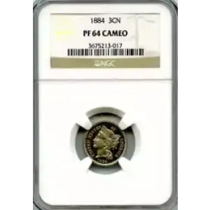 Nickel Three Cent Pieces 1865-1889 (3)