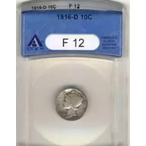 Dimes---Winged Liberty Head or Mercury 1916-1945 -Silver- 1 Dime (3)