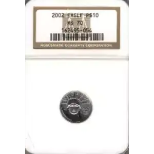 Platinum Bullion-Platinum Eagles--$10 Platinum Eagle 1/10 oz -Platinum- 10 Dollar (3)