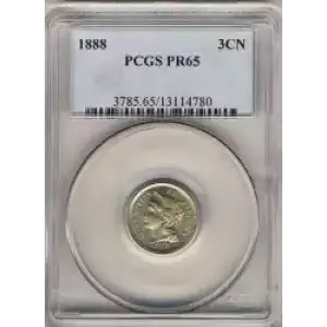 Nickel Three Cent Pieces 1865-1889 (3)